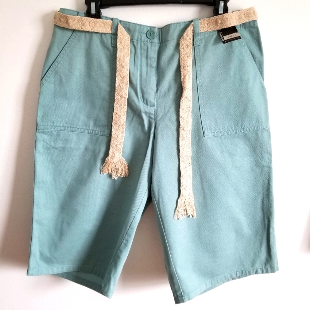 Women's New York & Co Blue bermuda Shorts size 12